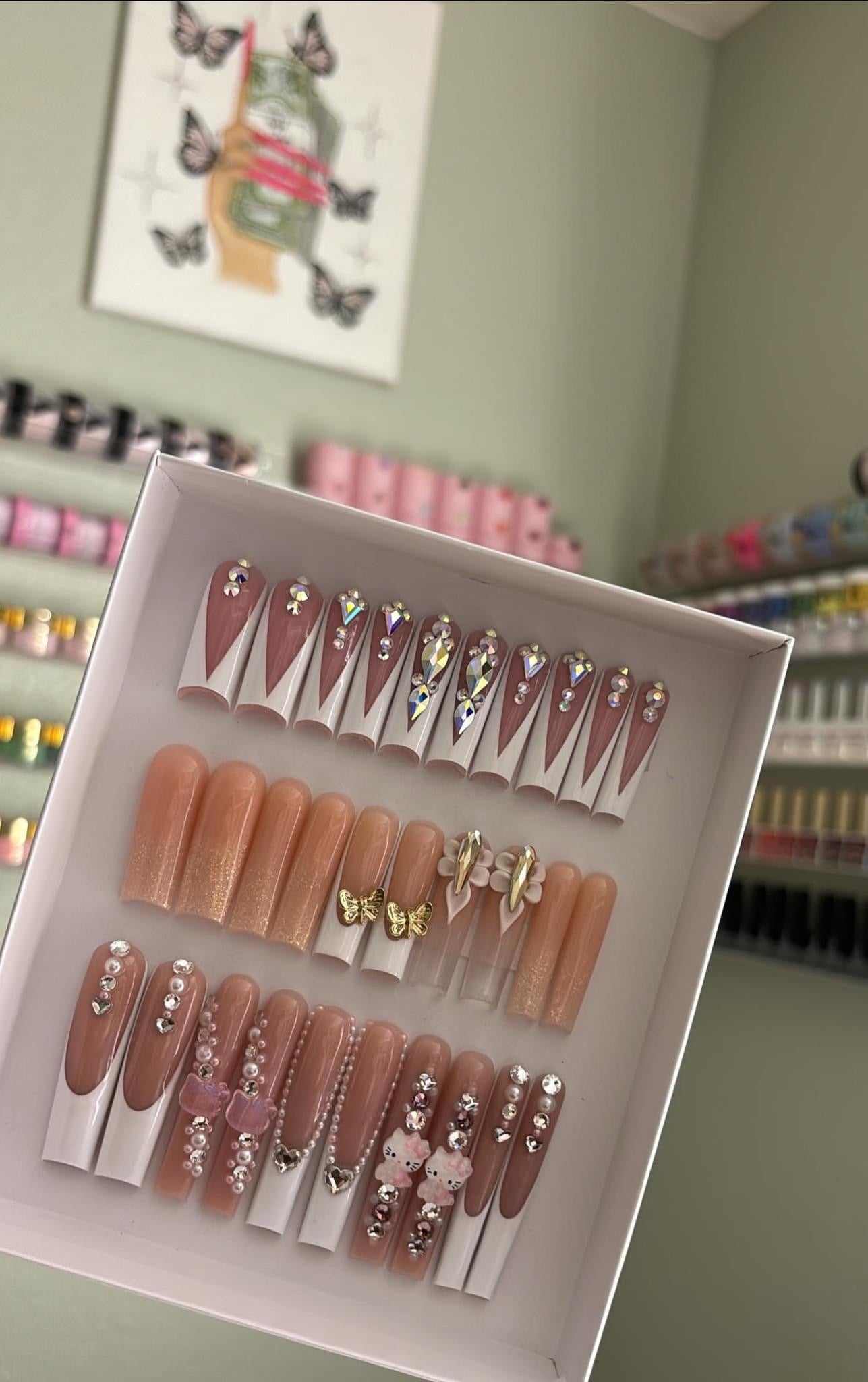 Custom Acrylic Press On Nails(Kit)