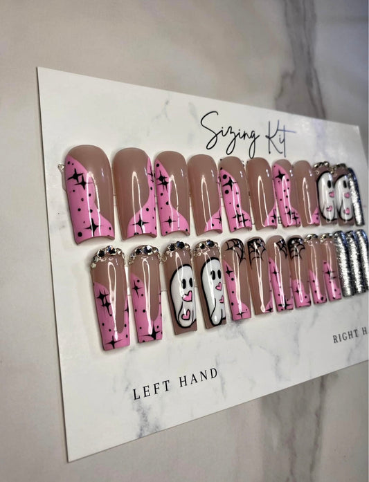 22 Pcs Press On Nails Set