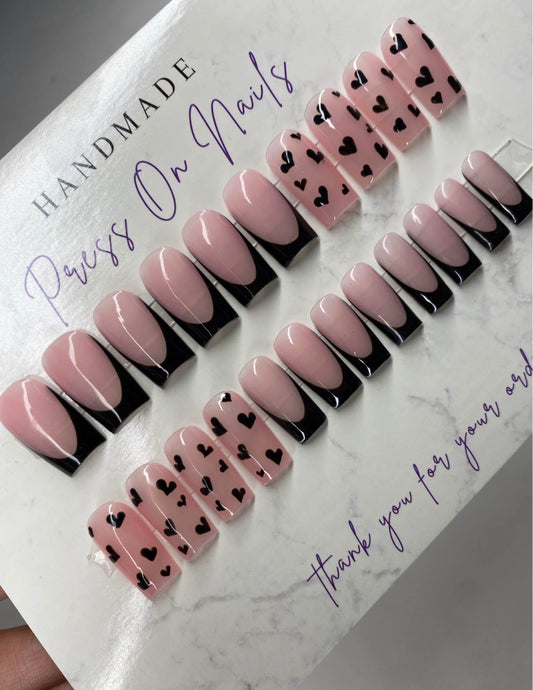 20 Pcs Press On Nails Set