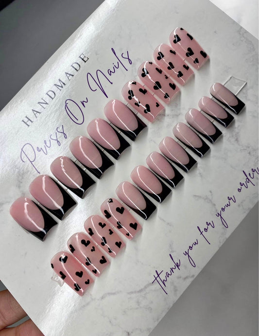 20 Pcs Press On Nails Set