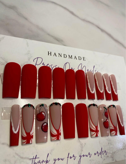 22 Pcs Press On Nails Set