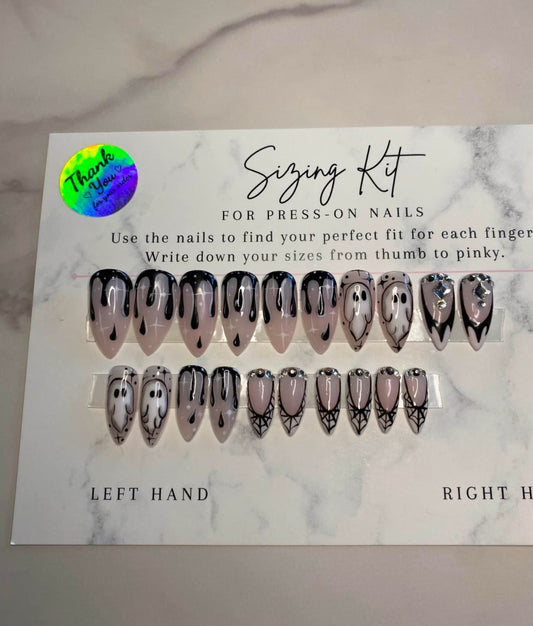 22 Pcs Press On Nails Set