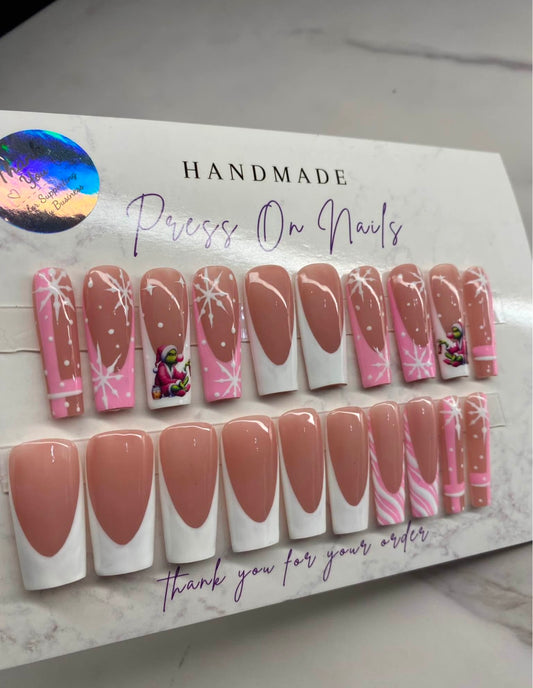 22 Pcs Press On Nails Set