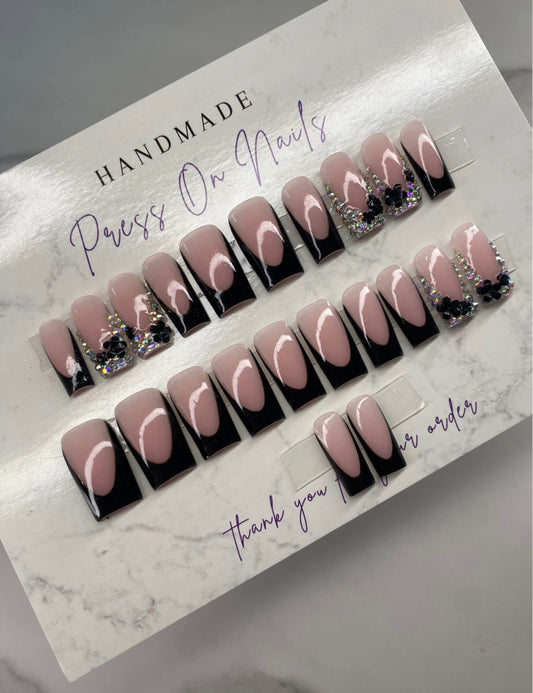 20 Pcs Press On Nails Set