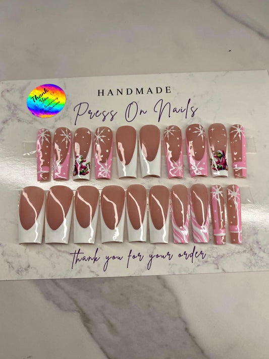 22 Pcs Press On Nails Set
