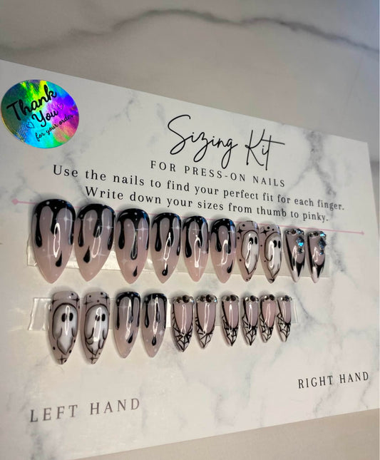 22 Pcs Press On Nails Set